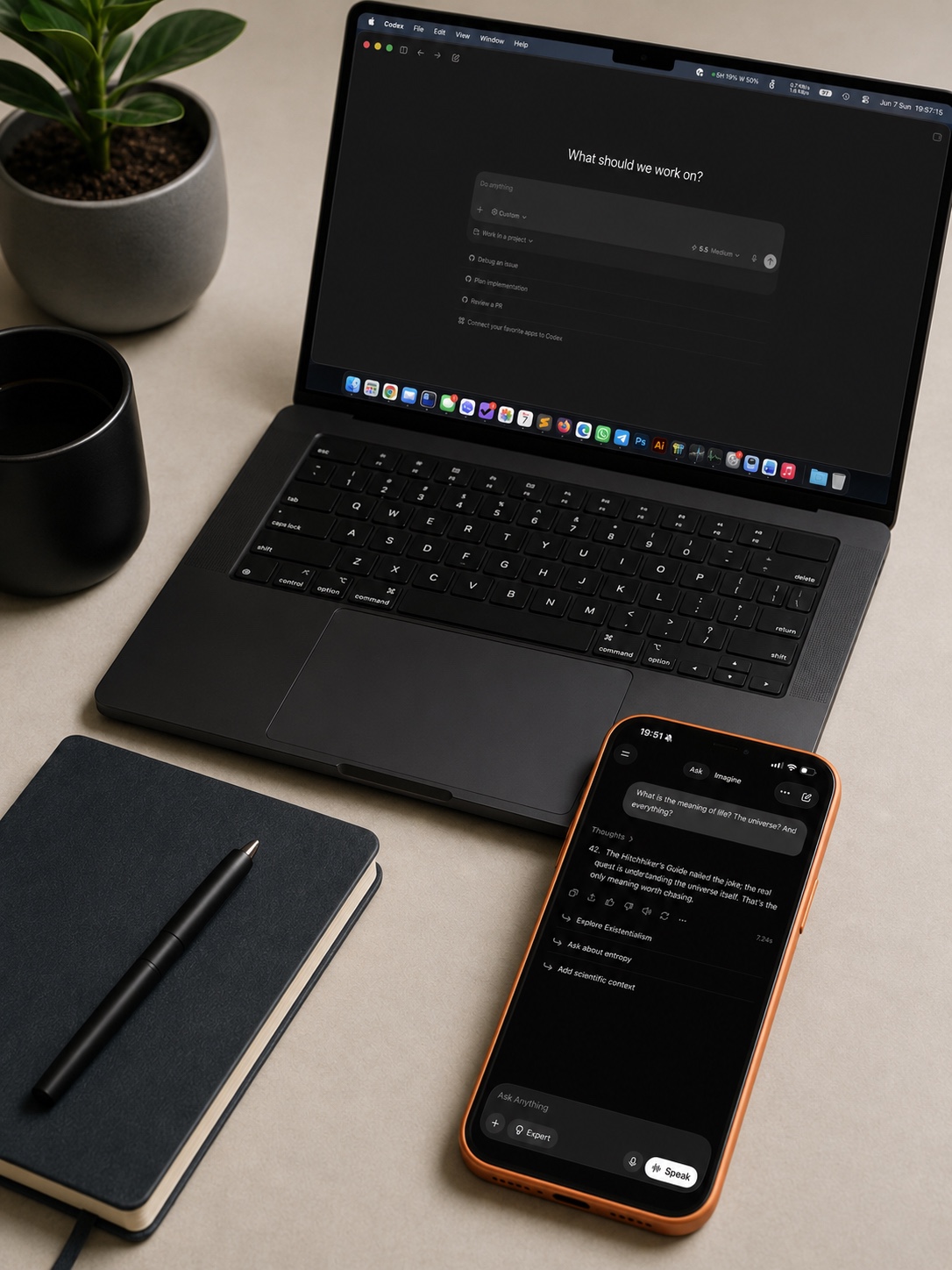 AI offers planning workspace.